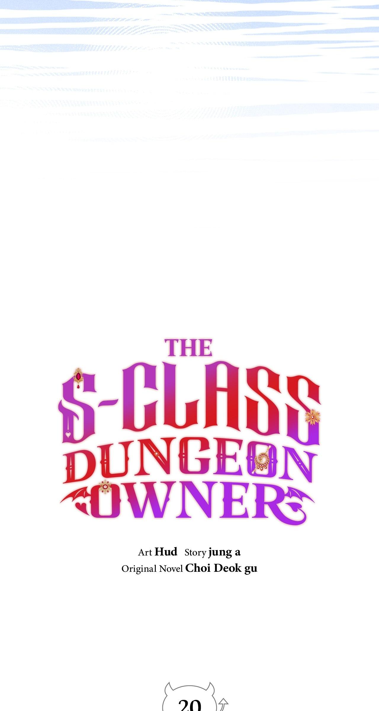 The S-Class Dungeon Owner - Chapter 20