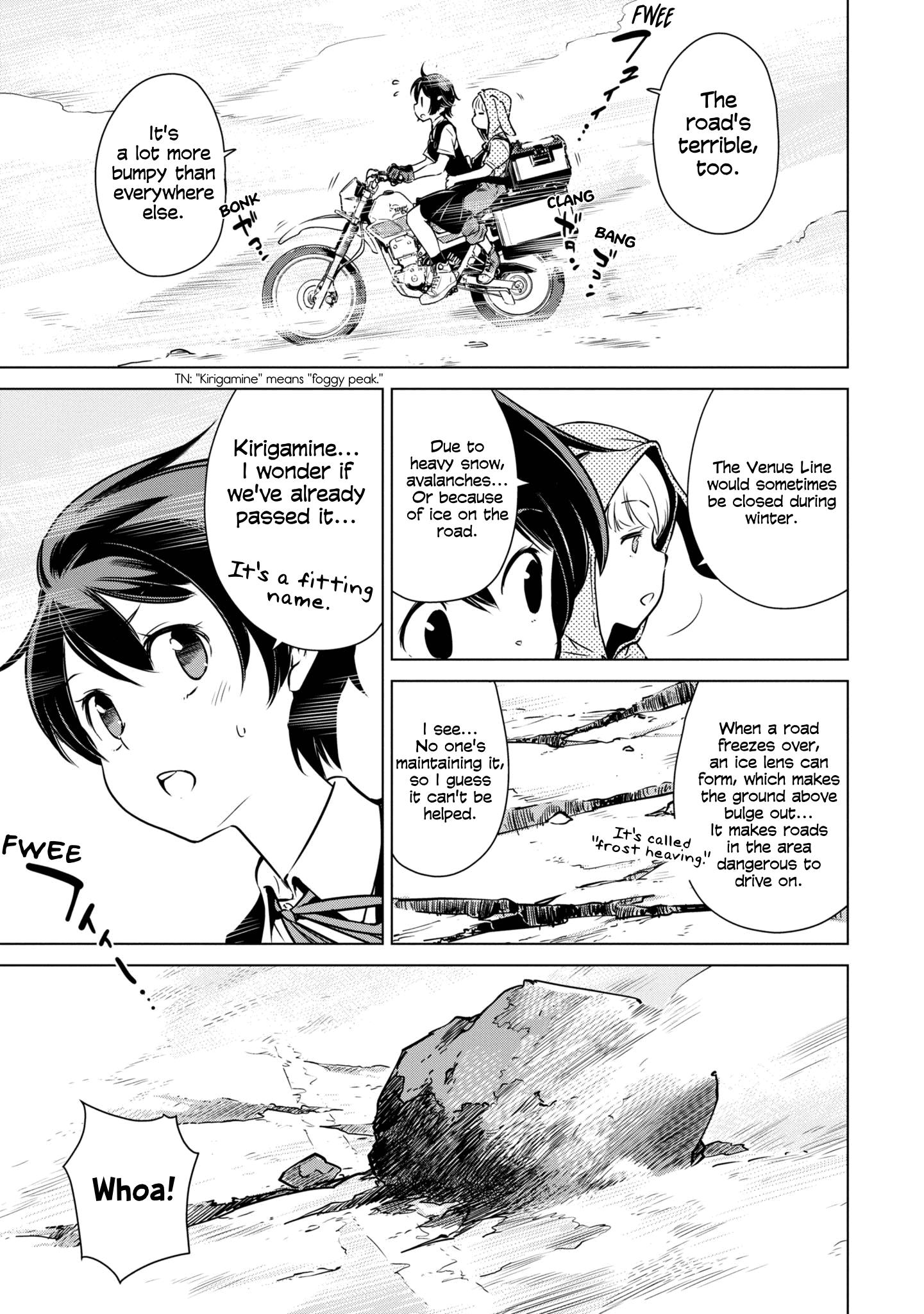 Shuumatsu Touring - Vol.4 Chapter 24: The Venus Line