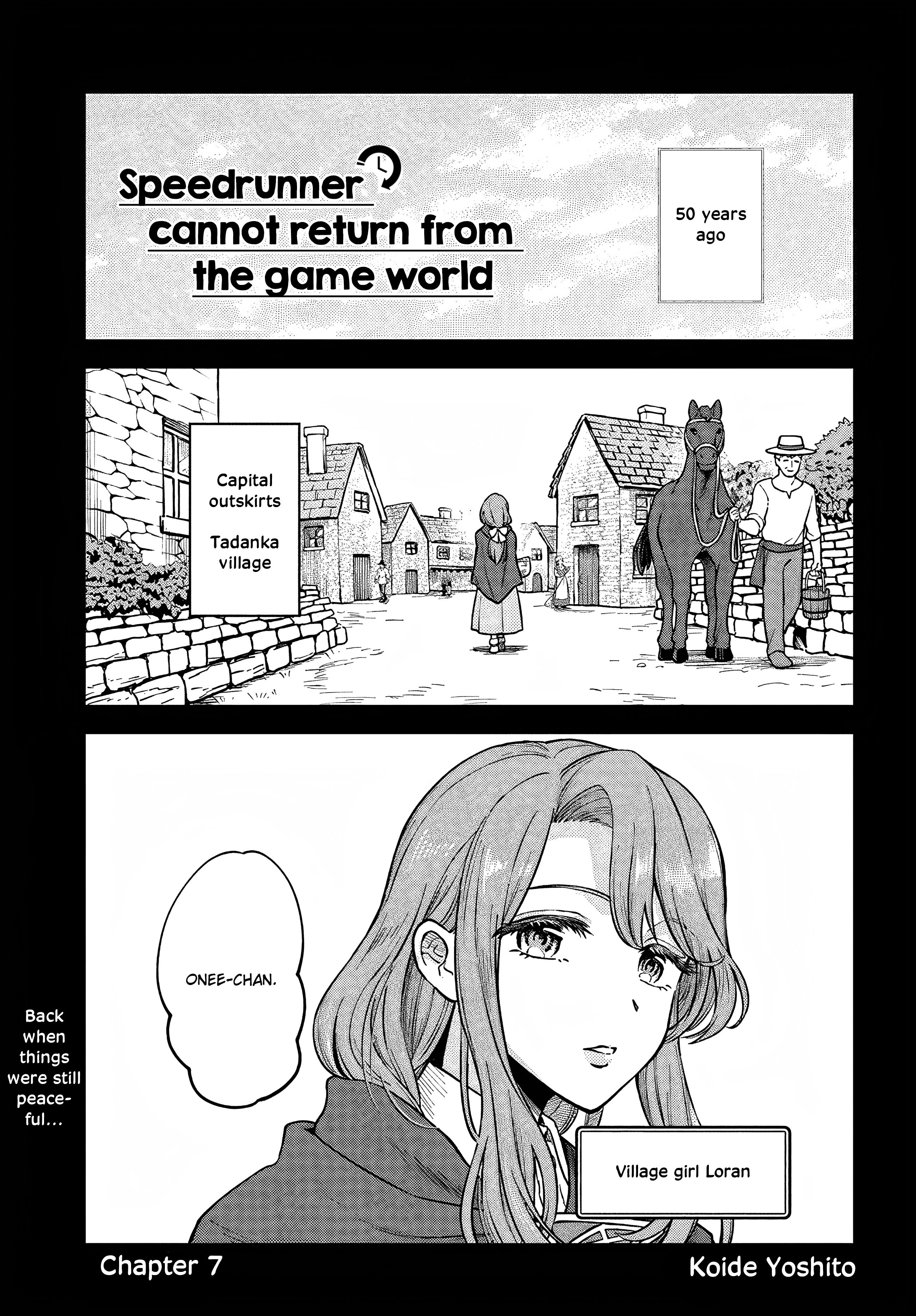 Rta Sousha Wa Game Sekai Kara Kaerenai - Chapter 7