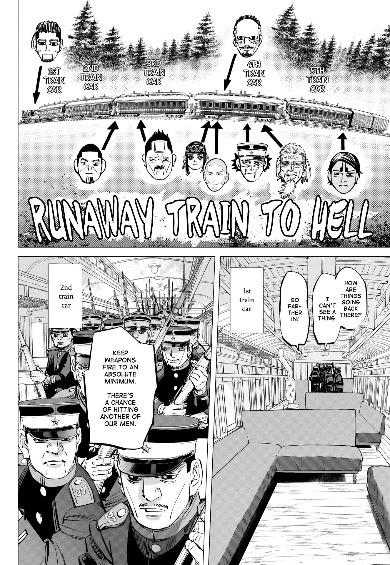 Golden Kamui - Chapter 303: Runaway Train