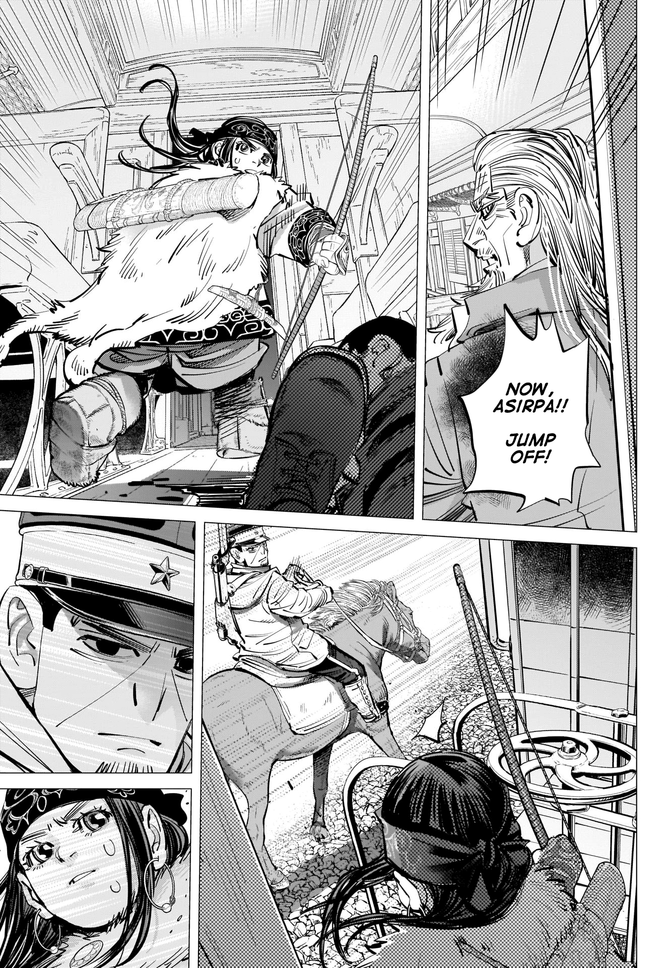 Golden Kamui - Chapter 302: Mayhem On The Train