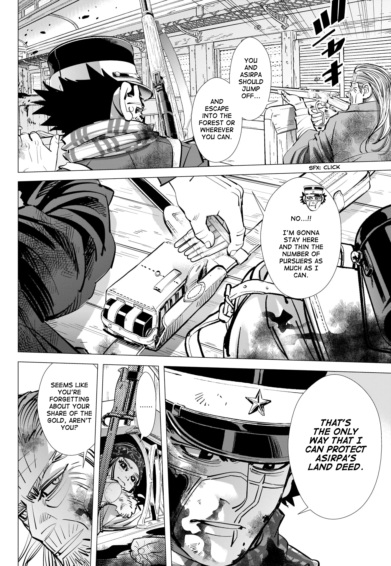 Golden Kamui - Chapter 302: Mayhem On The Train