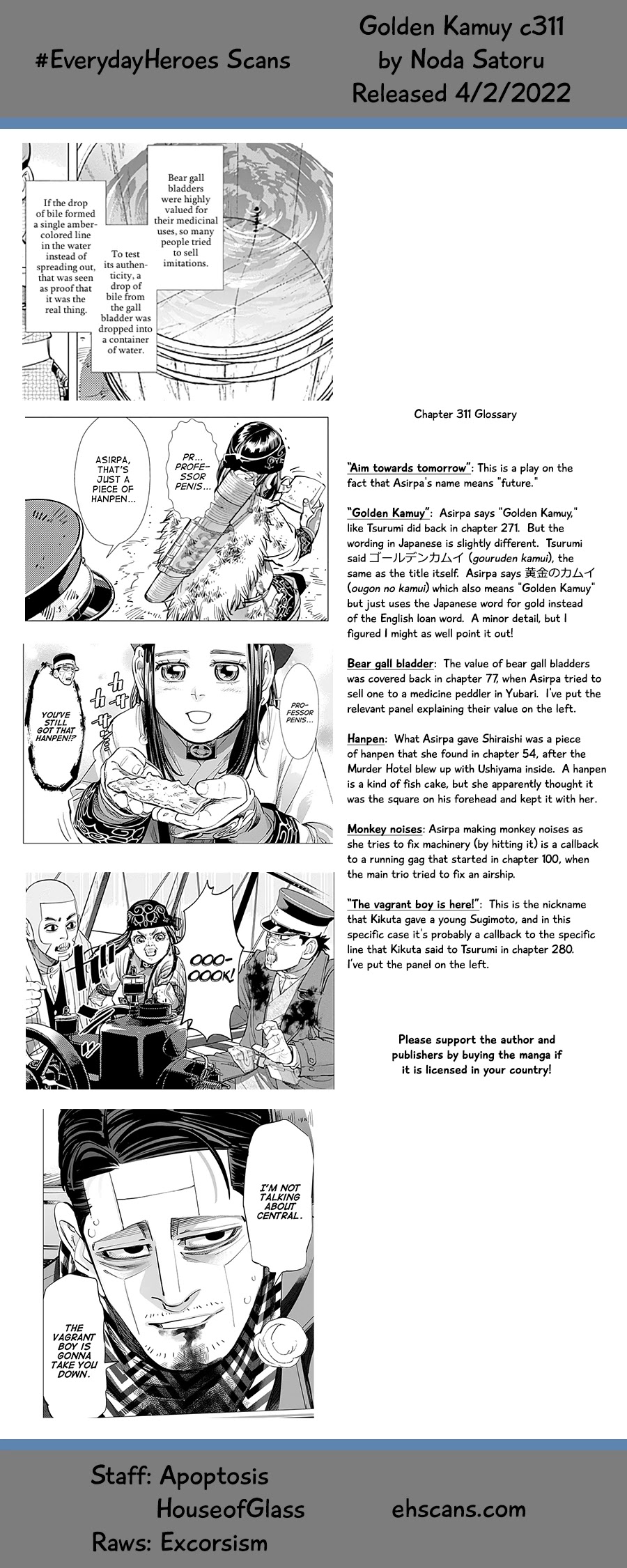 Golden Kamui - Chapter 311: Asirpa's Choice