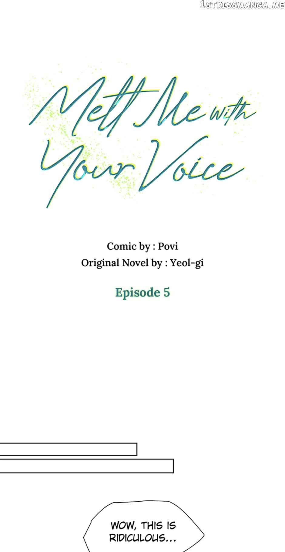 Melt Me In Your Voice - Chapter 5