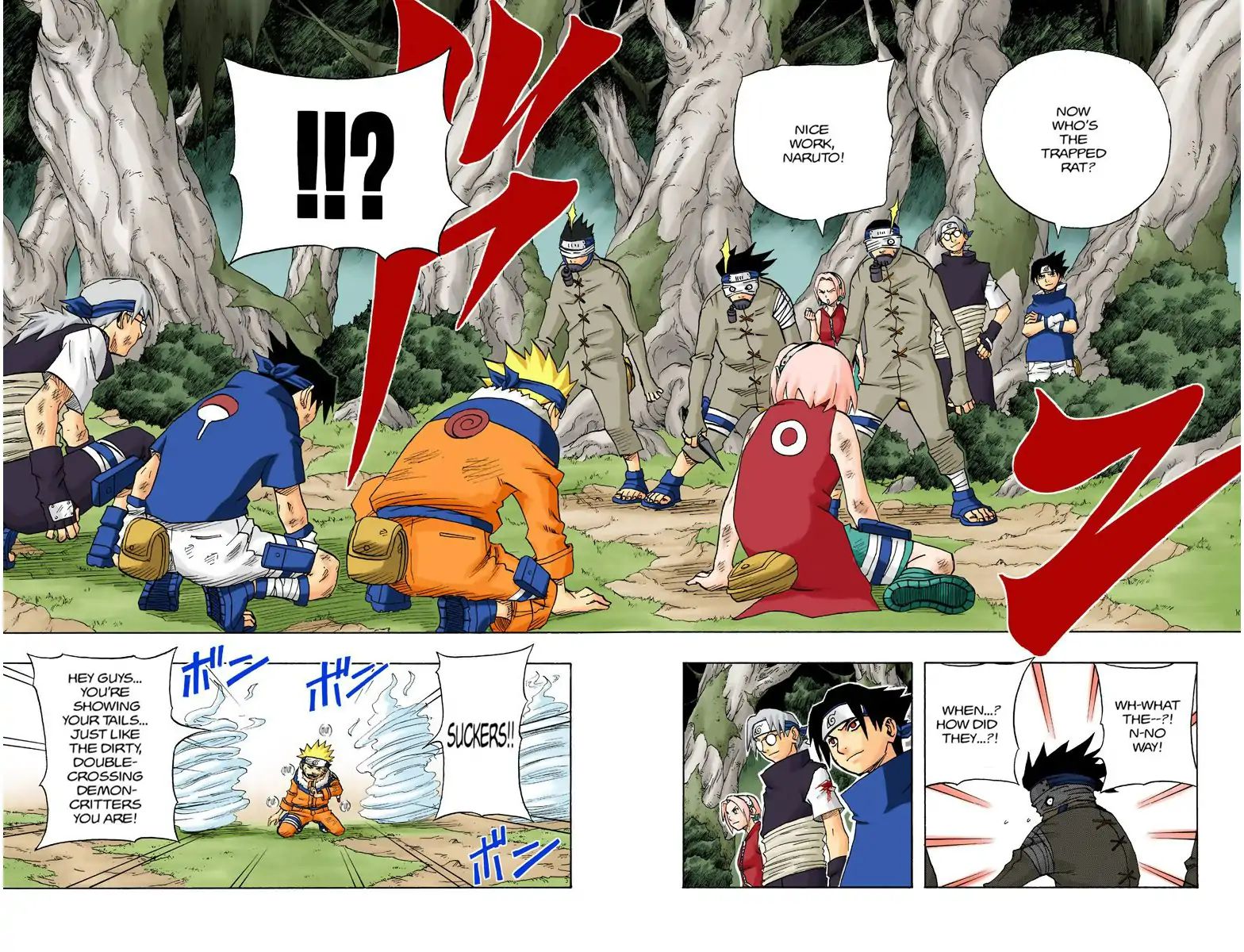 Naruto - Full Color - Vol.7 Chapter 62: Trapped Like Rats