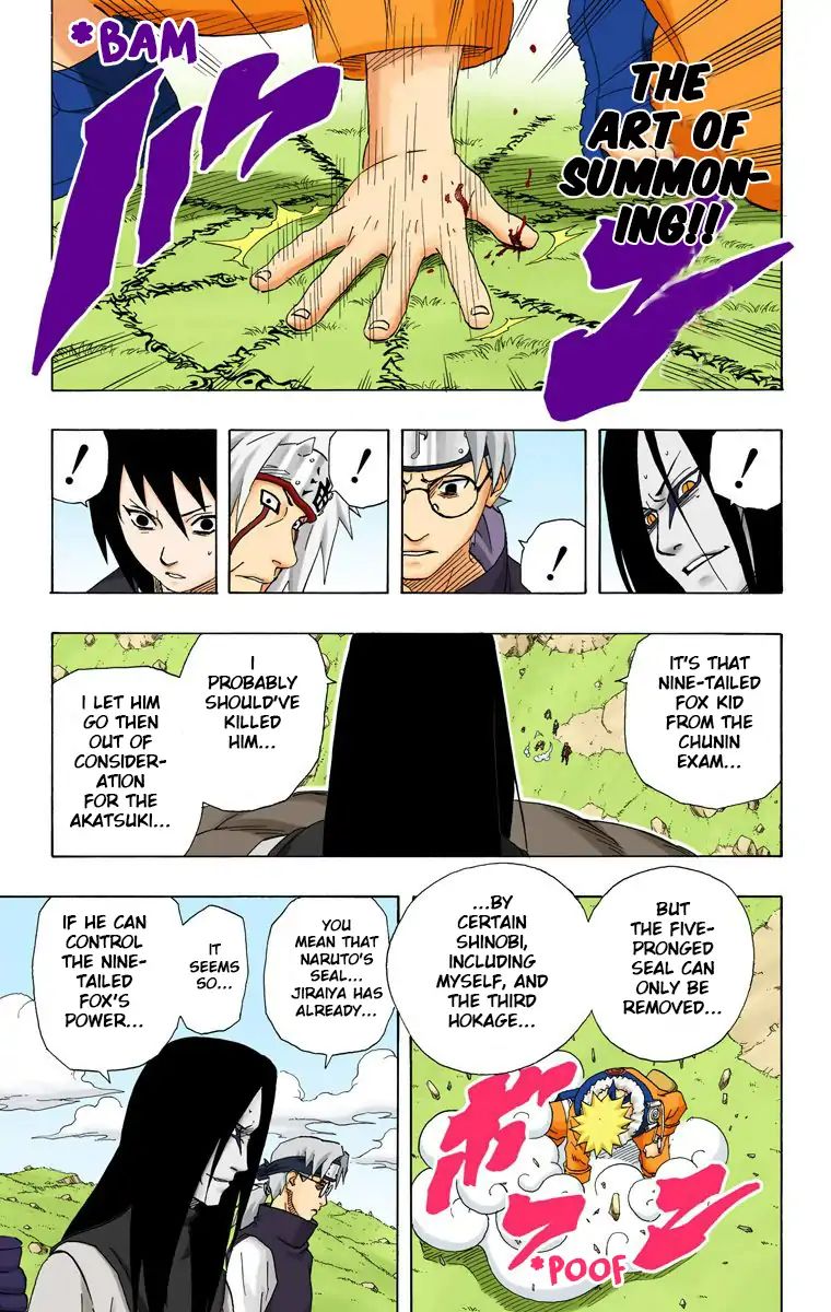 Naruto - Full Color - Vol.19 Chapter 166: Shinobi Skills...!!