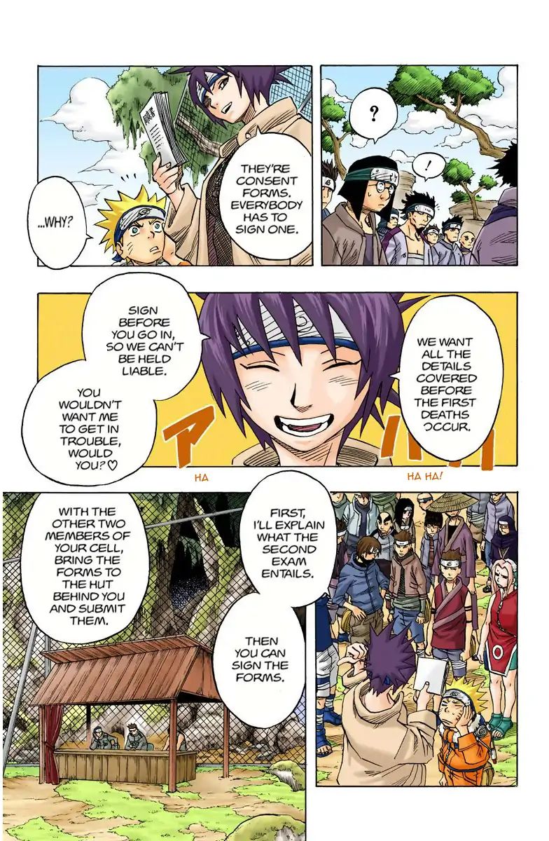 Naruto - Full Color - Vol.5 Chapter 45: The Second Exam