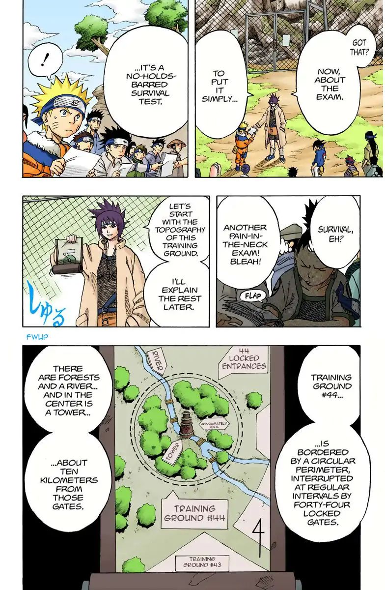 Naruto - Full Color - Vol.5 Chapter 45: The Second Exam