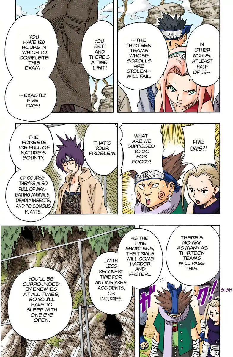 Naruto - Full Color - Vol.5 Chapter 45: The Second Exam