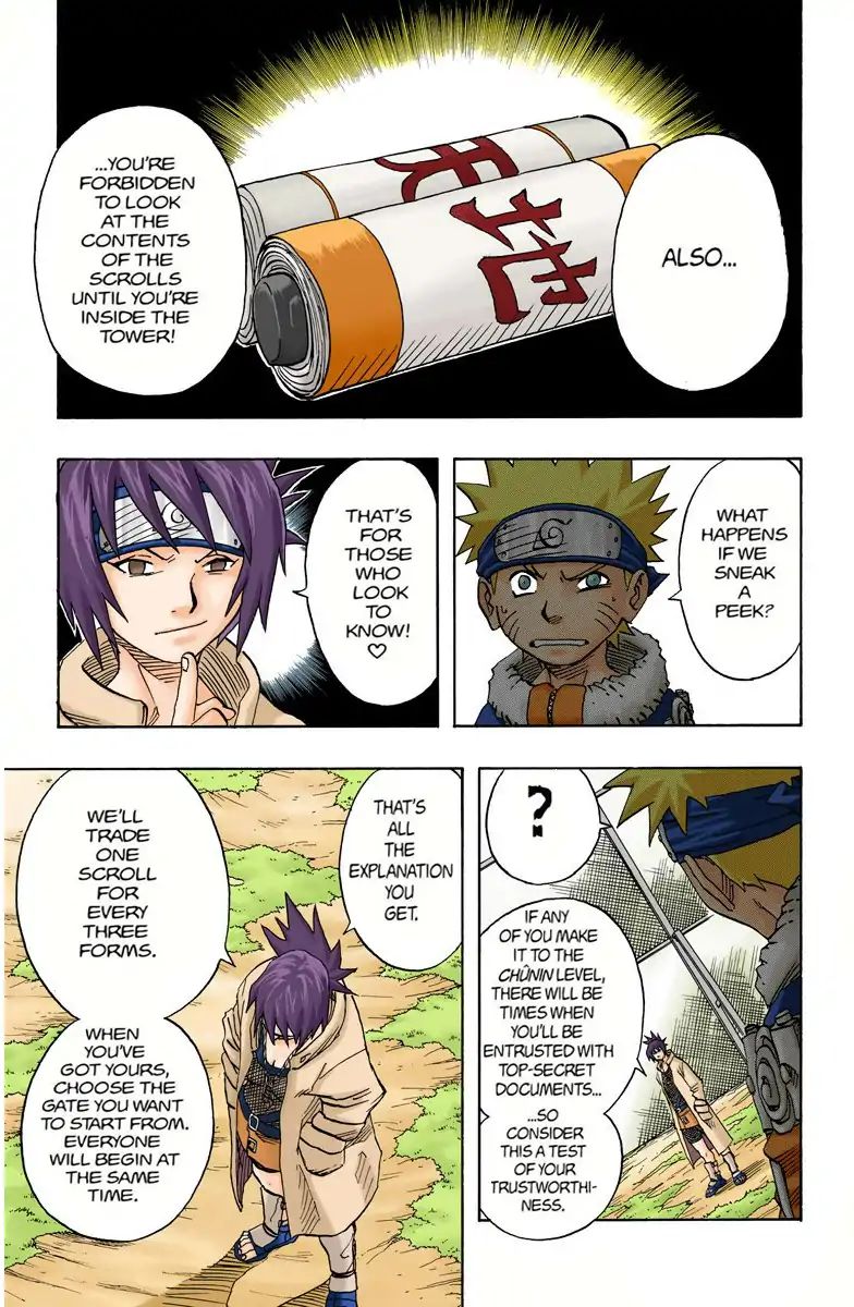 Naruto - Full Color - Vol.5 Chapter 45: The Second Exam