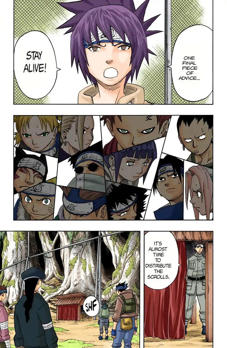 Naruto - Full Color - Vol.5 Chapter 45: The Second Exam