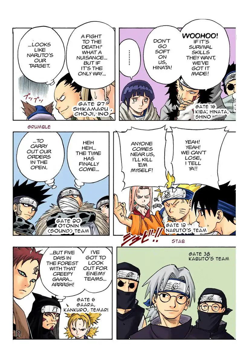 Naruto - Full Color - Vol.5 Chapter 45: The Second Exam