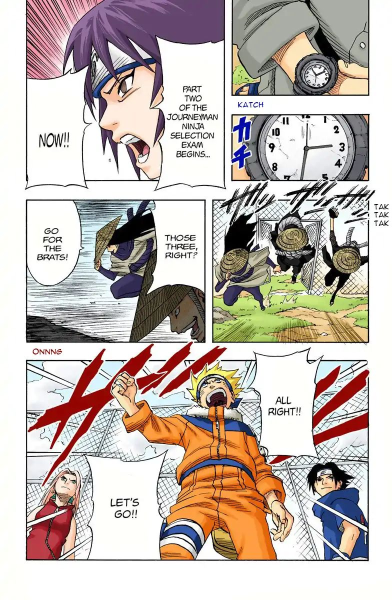 Naruto - Full Color - Vol.5 Chapter 45: The Second Exam