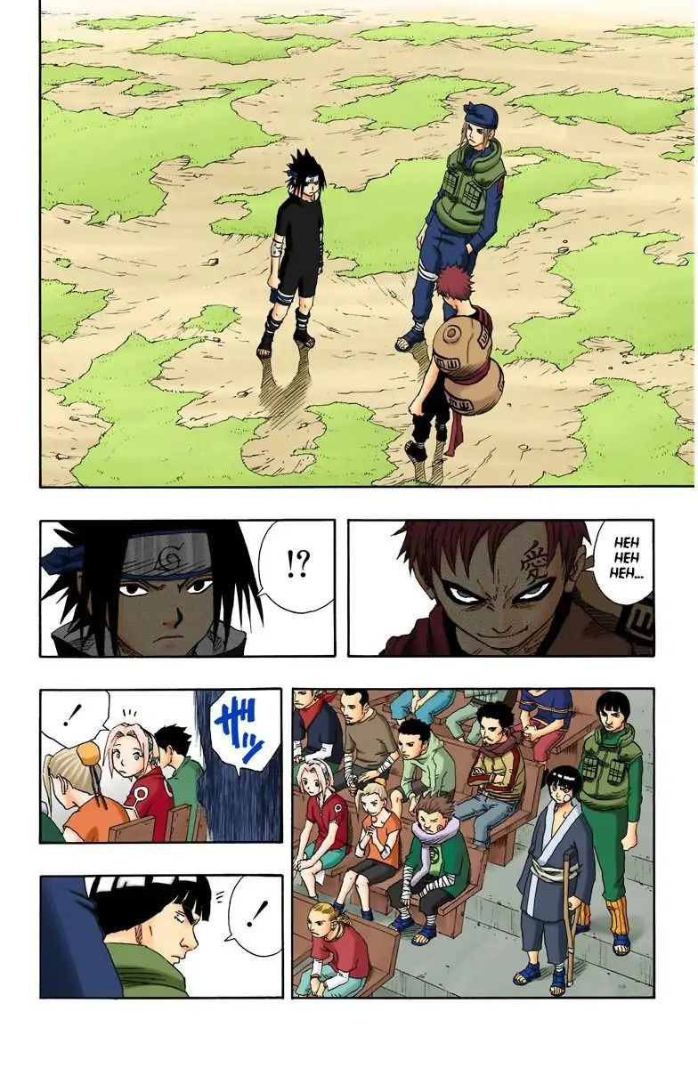 Naruto - Full Color - Vol.13 Chapter 111: Sasuke Vs. Gaara!!