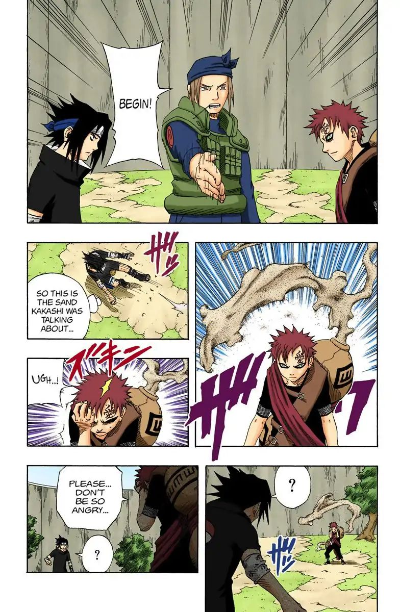 Naruto - Full Color - Vol.13 Chapter 111: Sasuke Vs. Gaara!!