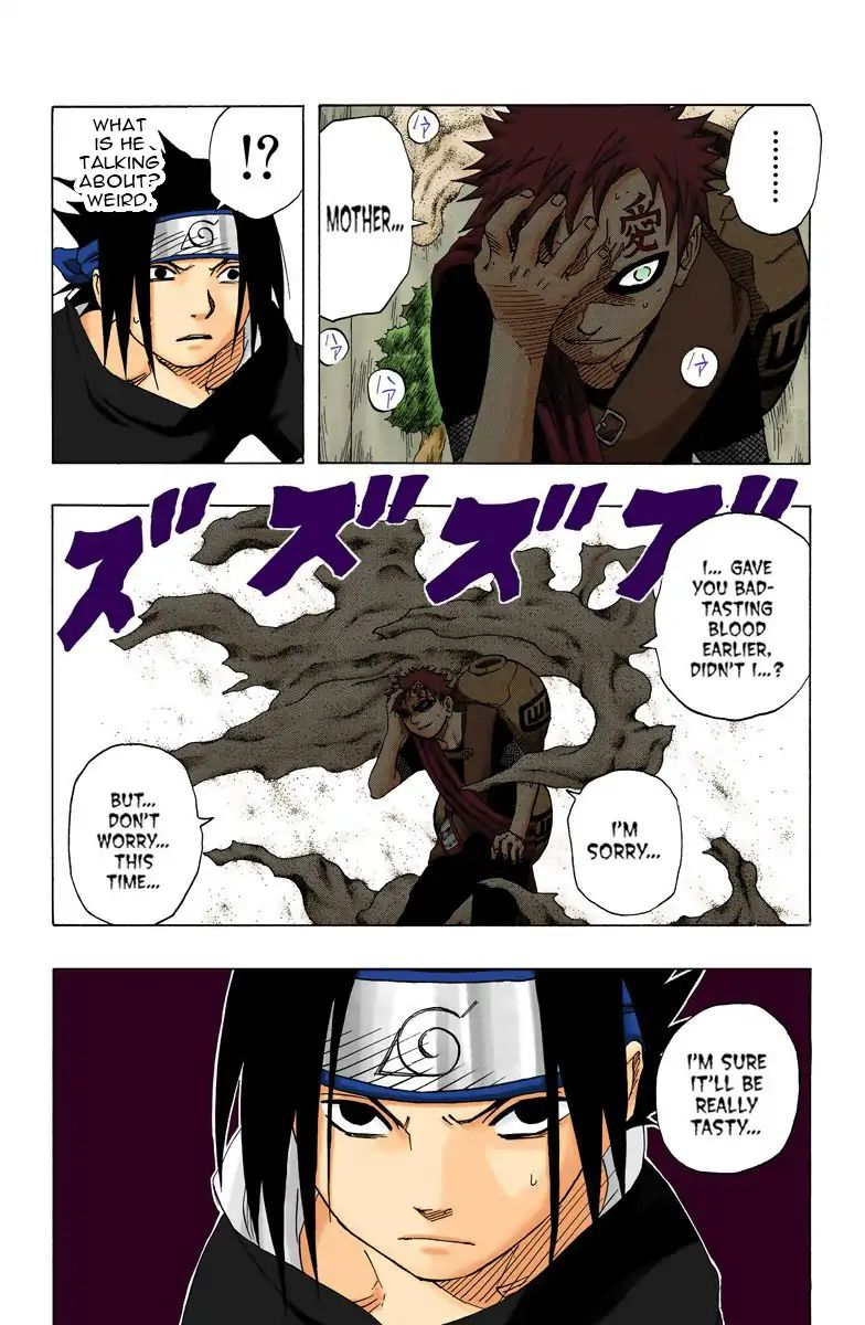 Naruto - Full Color - Vol.13 Chapter 111: Sasuke Vs. Gaara!!