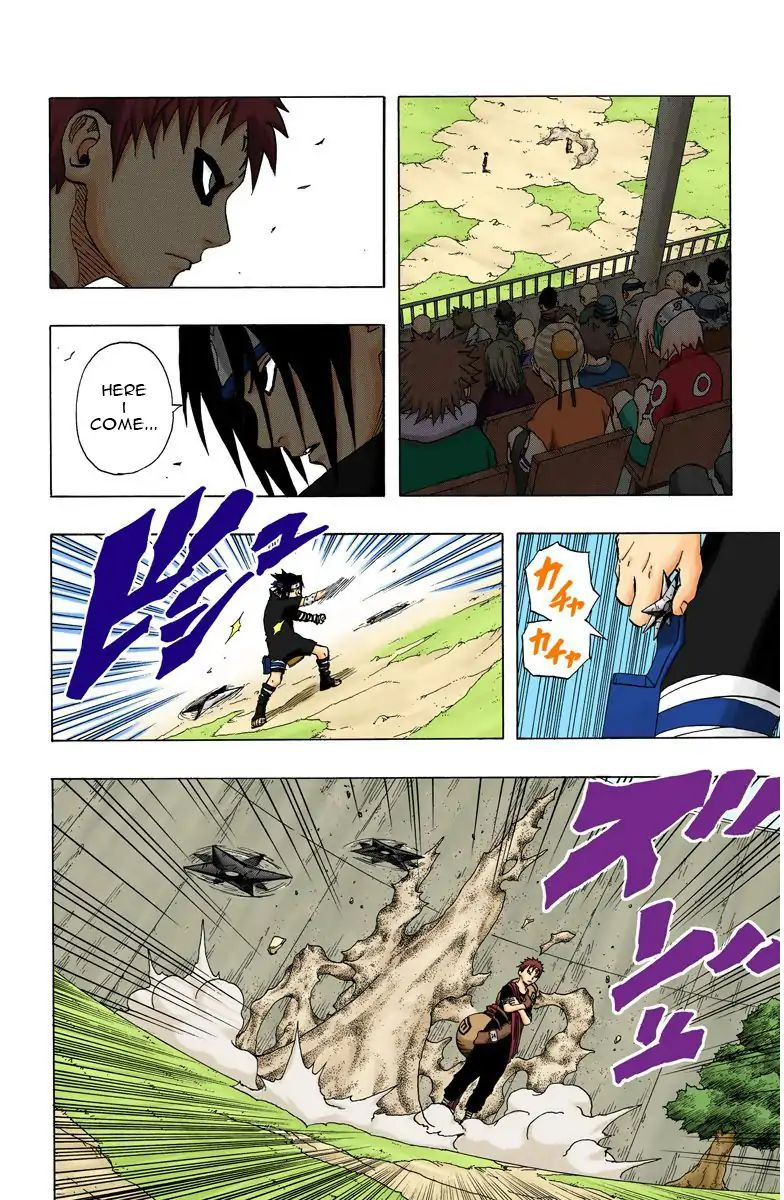 Naruto - Full Color - Vol.13 Chapter 111: Sasuke Vs. Gaara!!