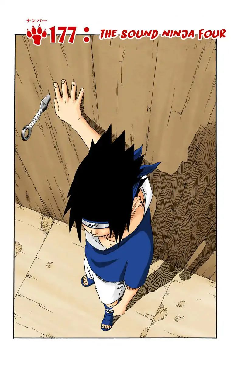 Naruto - Full Color - Vol.20 Chapter 177: The Sound Ninja Four