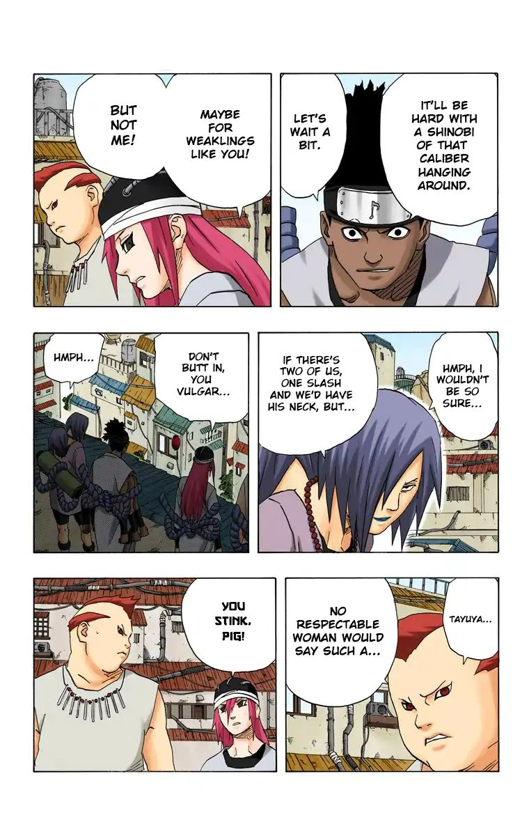 Naruto - Full Color - Vol.20 Chapter 177: The Sound Ninja Four