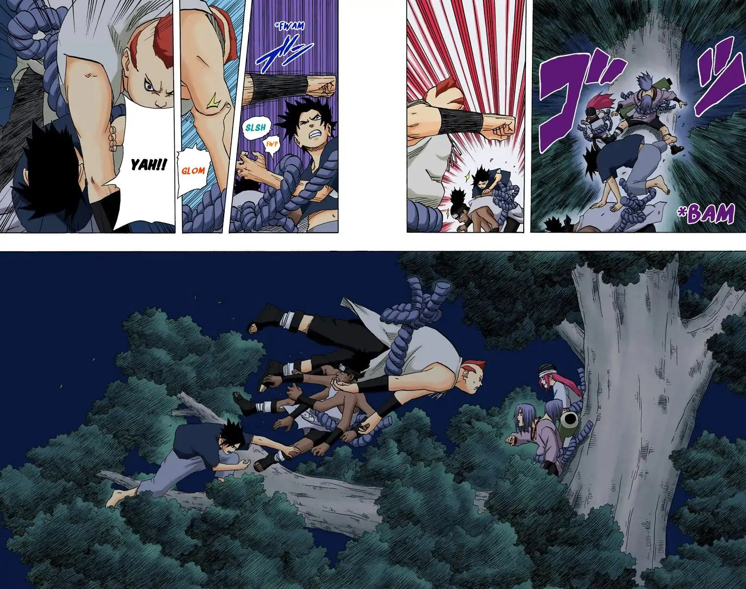 Naruto - Full Color - Vol.20 Chapter 177: The Sound Ninja Four