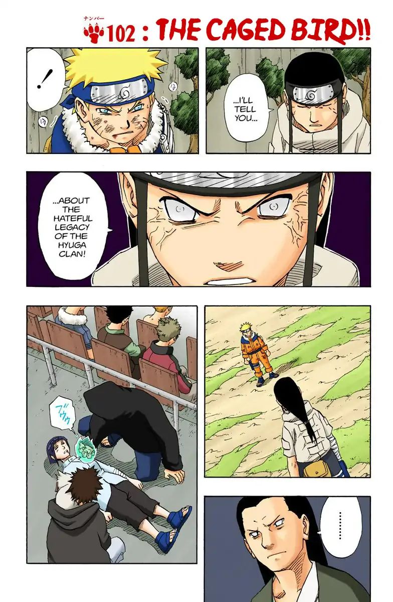 Naruto - Full Color - Vol.12 Chapter 102: The Caged Bird!!