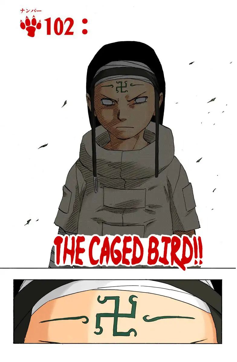 Naruto - Full Color - Vol.12 Chapter 102: The Caged Bird!!