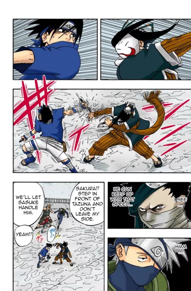 Naruto - Full Color - Vol.3 Chapter 24: Speed!!