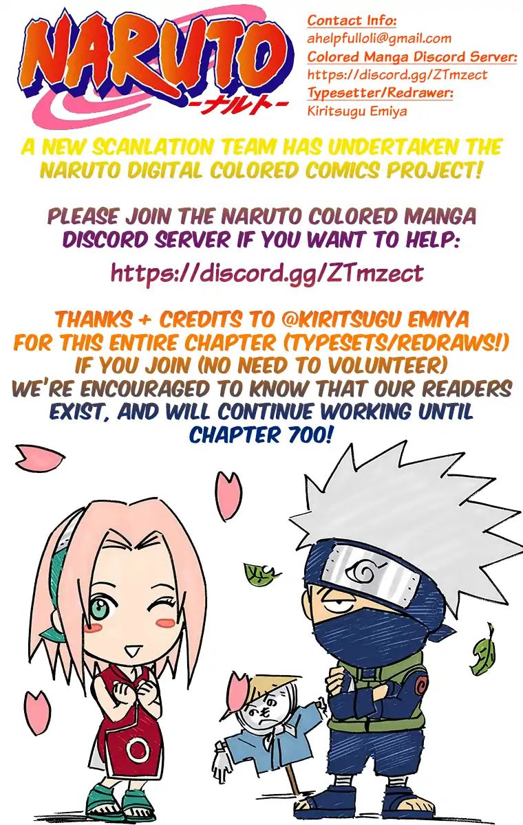 Naruto - Full Color - Vol.18 Chapter 154: Convergence