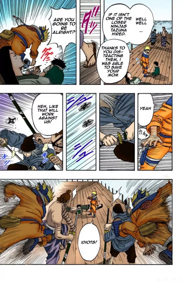 Naruto - Full Color - Vol.3 Chapter 23: Ambush Times Two!!