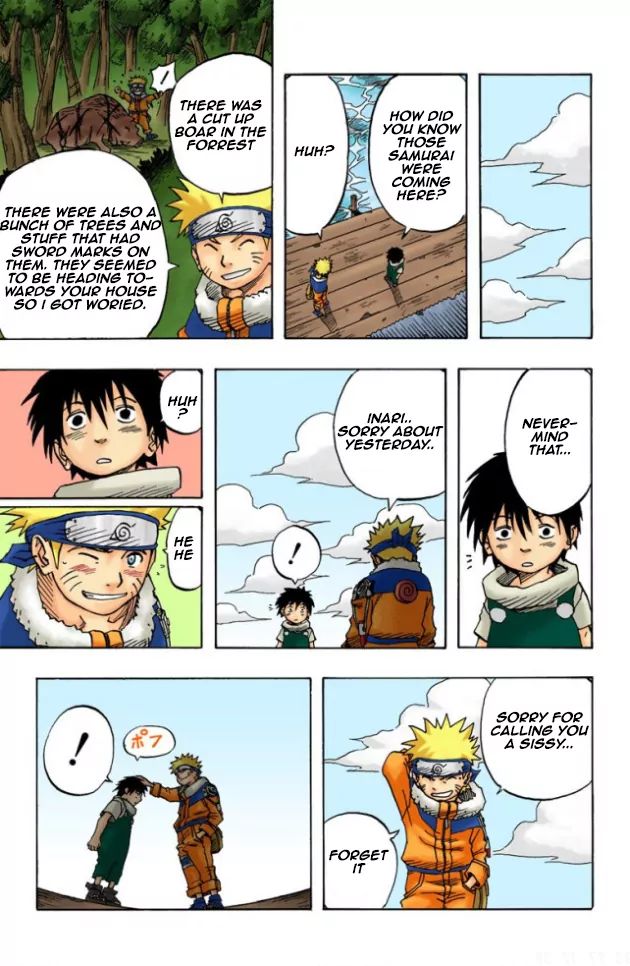 Naruto - Full Color - Vol.3 Chapter 23: Ambush Times Two!!