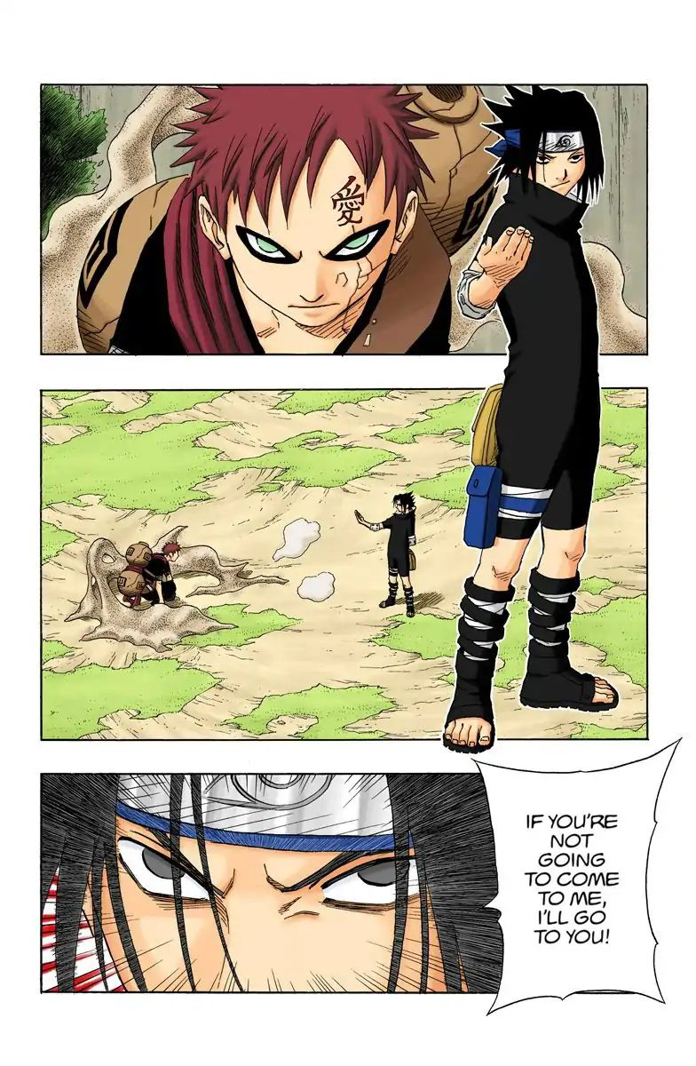 Naruto - Full Color - Vol.13 Chapter 112: Sasuke's Taijutsu!!