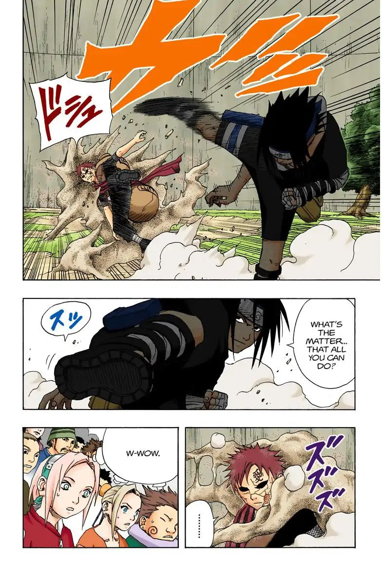 Naruto - Full Color - Vol.13 Chapter 112: Sasuke's Taijutsu!!