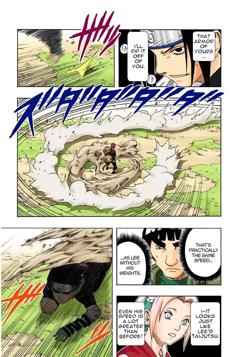 Naruto - Full Color - Vol.13 Chapter 112: Sasuke's Taijutsu!!