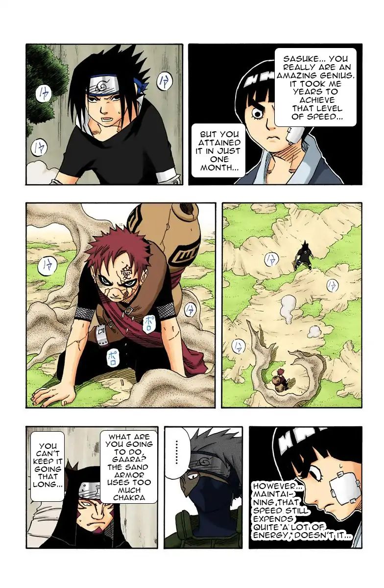 Naruto - Full Color - Vol.13 Chapter 112: Sasuke's Taijutsu!!