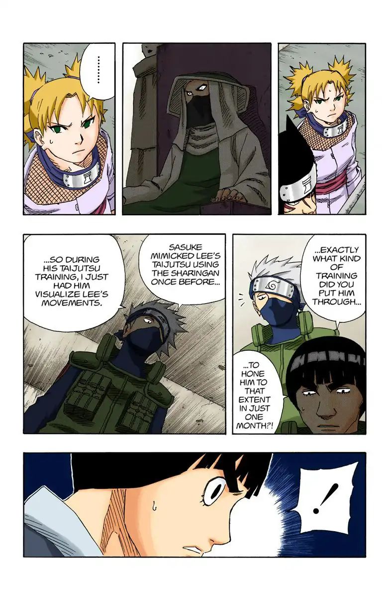 Naruto - Full Color - Vol.13 Chapter 112: Sasuke's Taijutsu!!