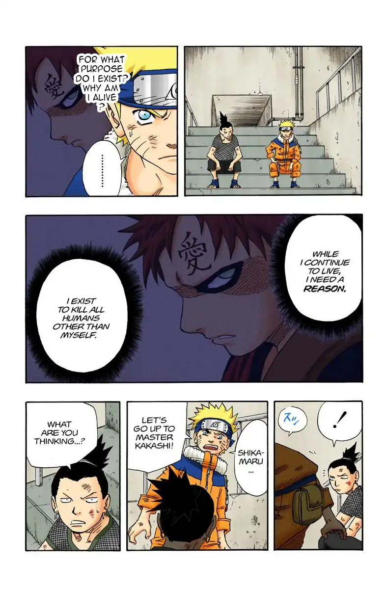 Naruto - Full Color - Vol.13 Chapter 112: Sasuke's Taijutsu!!