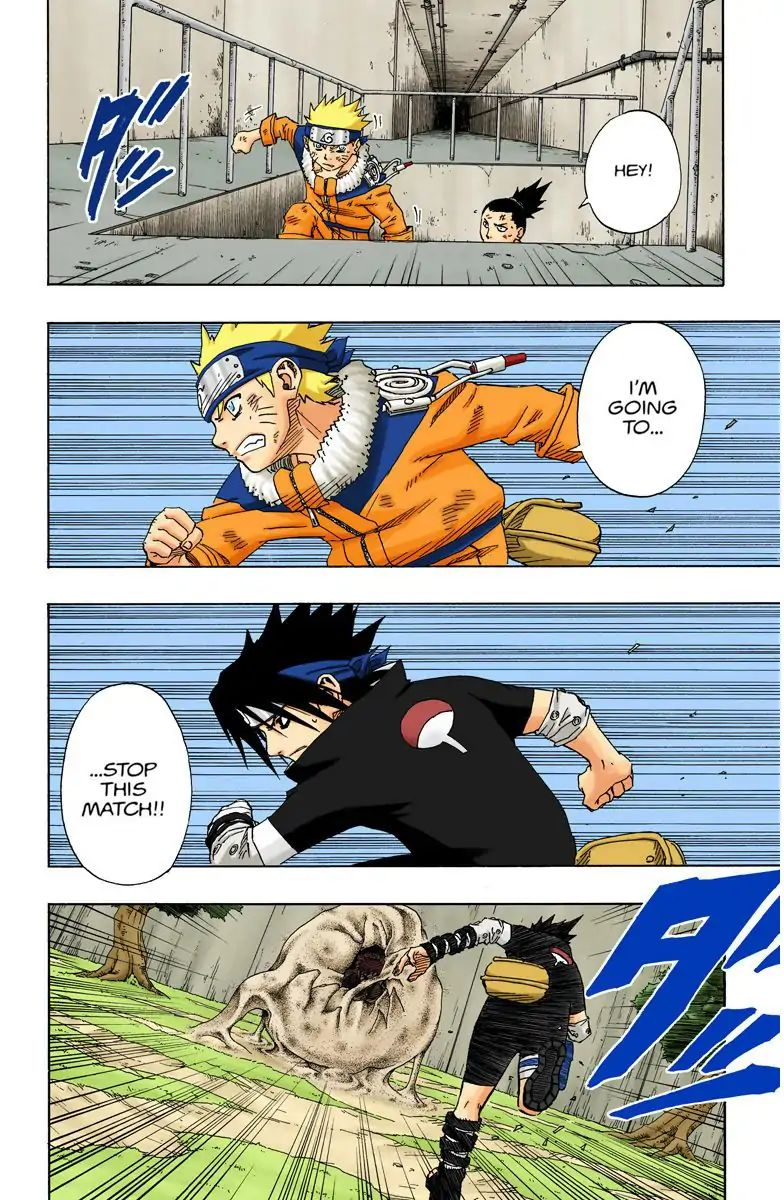 Naruto - Full Color - Vol.13 Chapter 112: Sasuke's Taijutsu!!