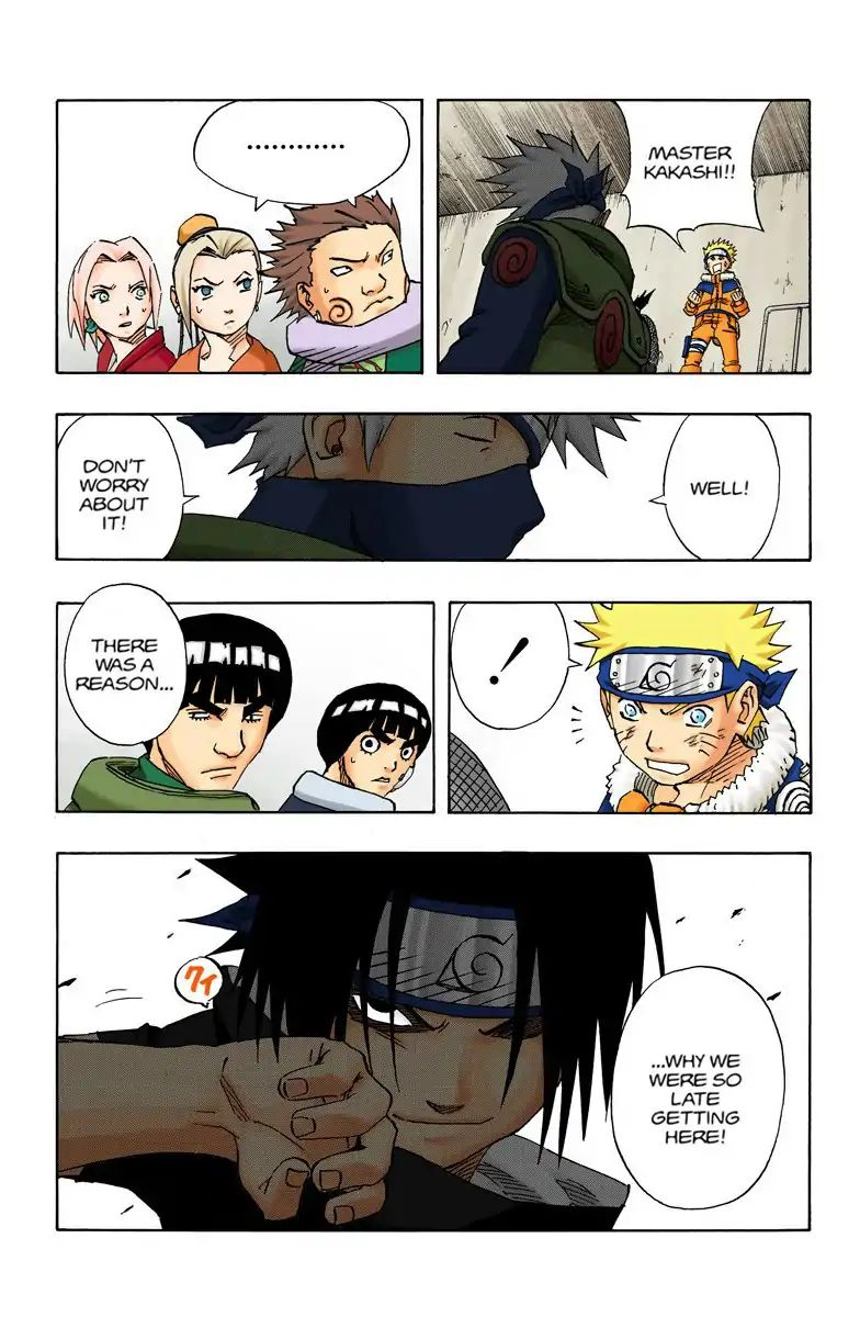 Naruto - Full Color - Vol.13 Chapter 112: Sasuke's Taijutsu!!