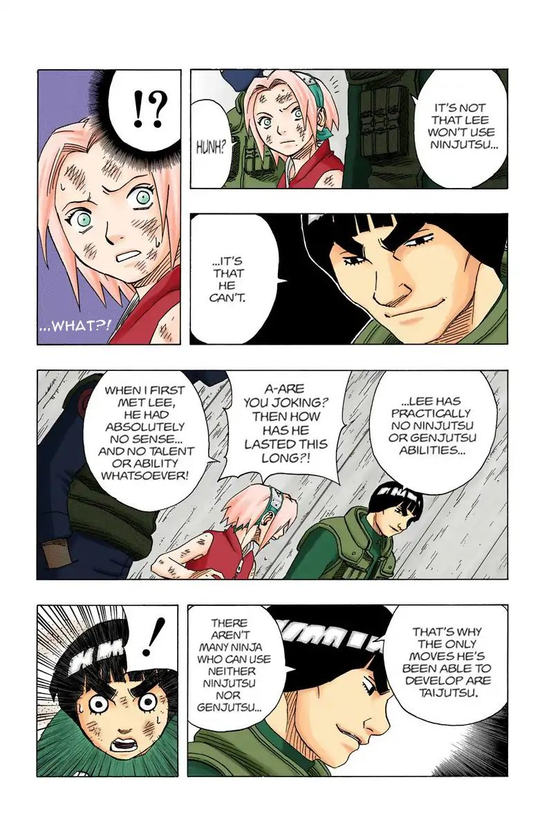 Naruto - Full Color - Vol.10 Chapter 82: Lee's Secret