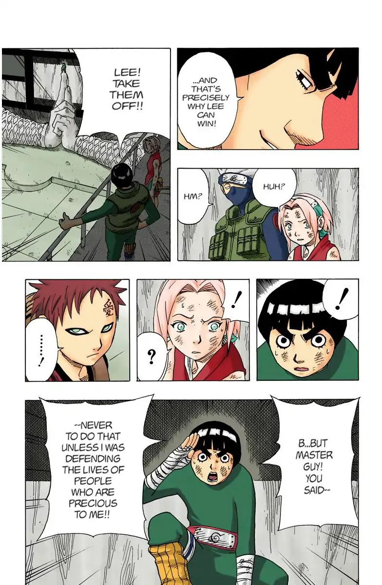 Naruto - Full Color - Vol.10 Chapter 82: Lee's Secret