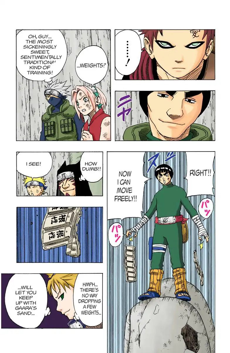 Naruto - Full Color - Vol.10 Chapter 82: Lee's Secret