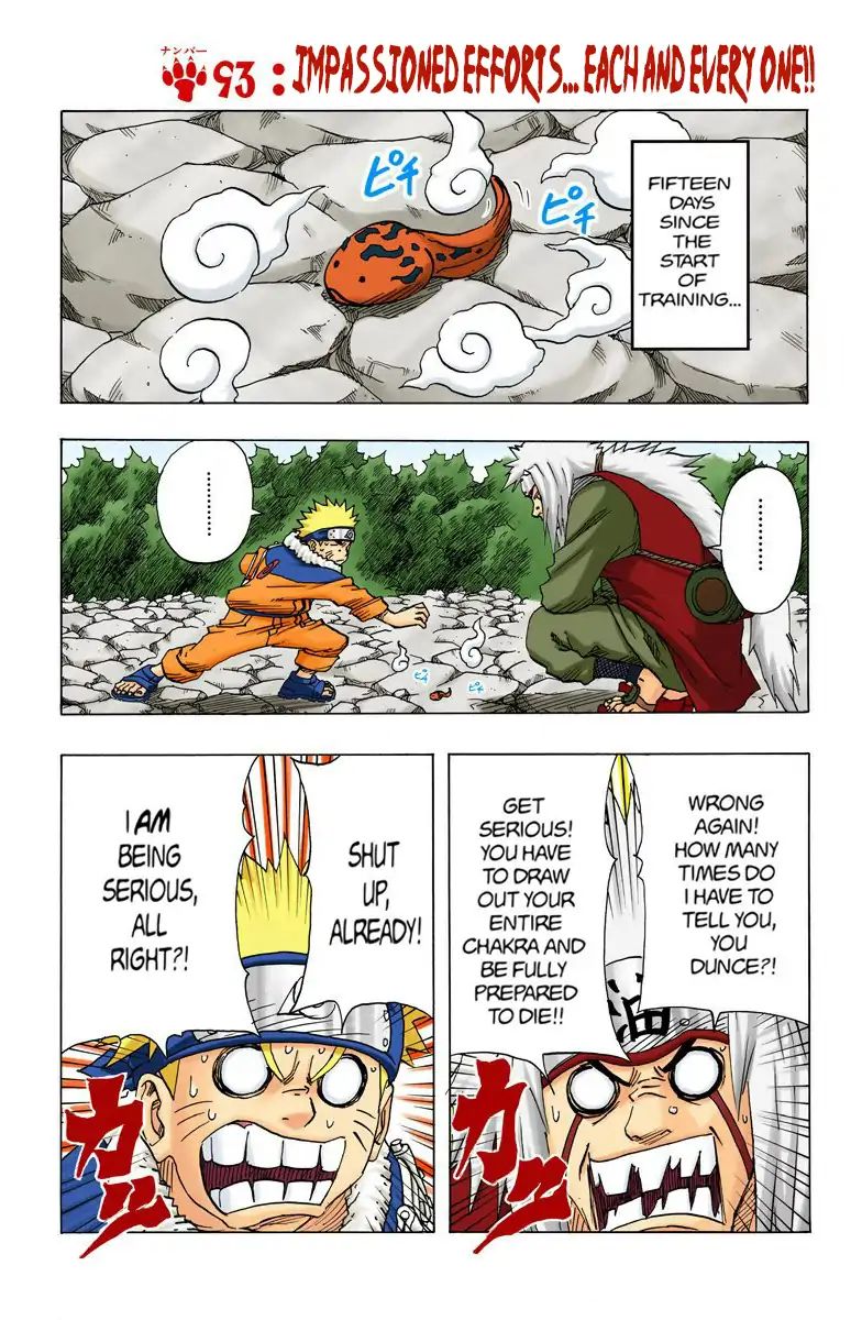 Naruto - Full Color - Vol.11 Chapter 93: Impassioned Efforts... Each And Every One!!