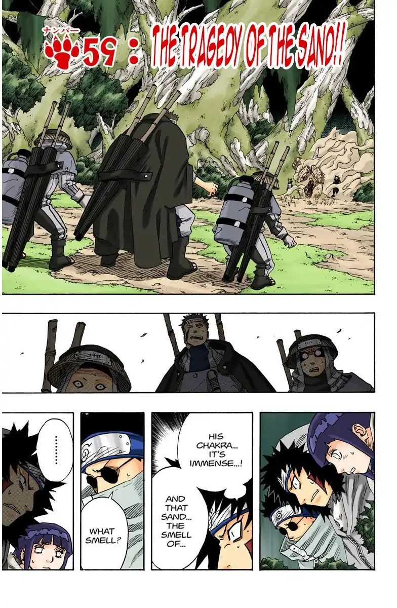 Naruto - Full Color - Vol.7 Chapter 59: The Tragedy Of The Sand