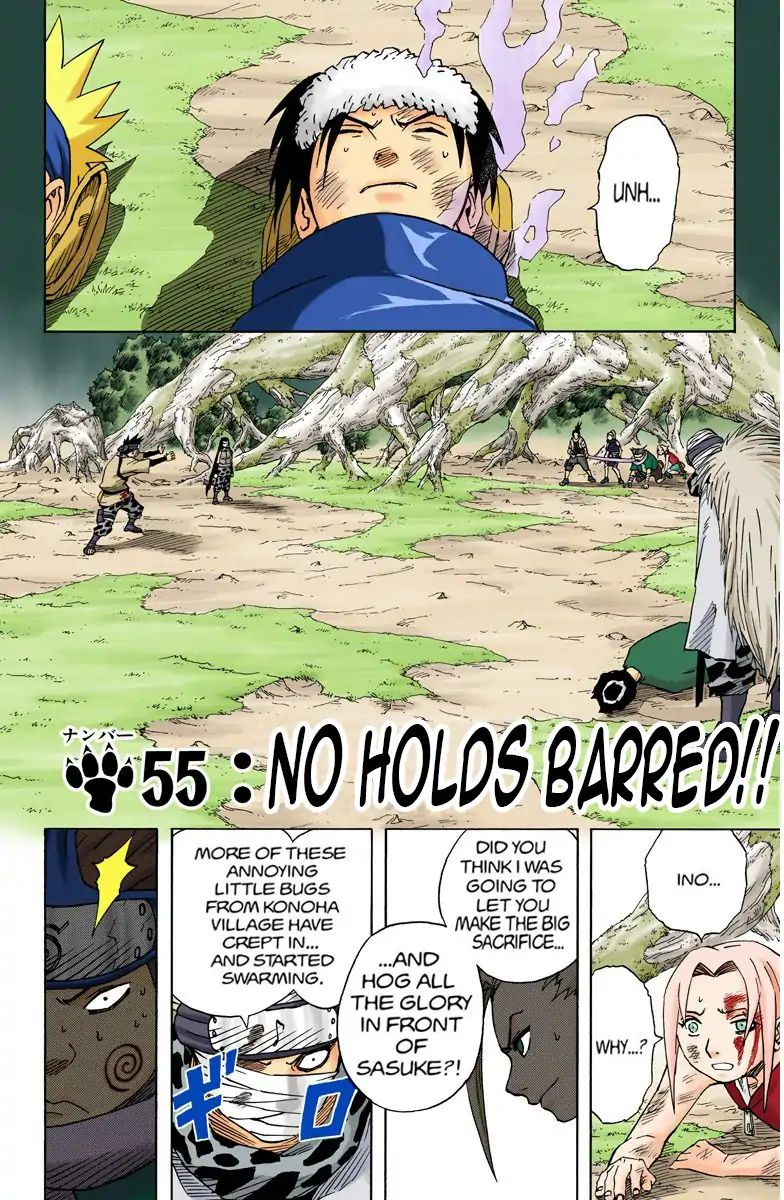 Naruto - Full Color - Vol.7 Chapter 55: No Holds Barred