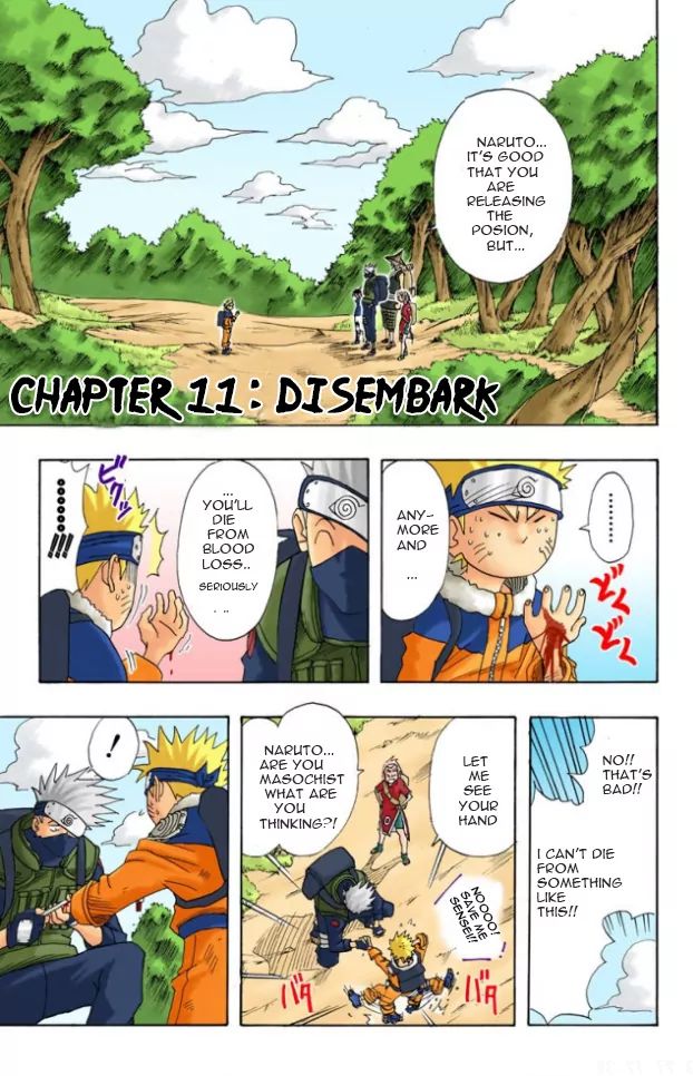 Naruto - Full Color - Vol.2 Chapter 11: Disembark!!