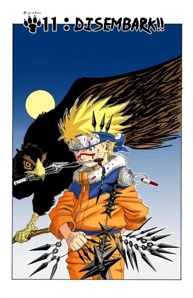 Naruto - Full Color - Vol.2 Chapter 11: Disembark!!