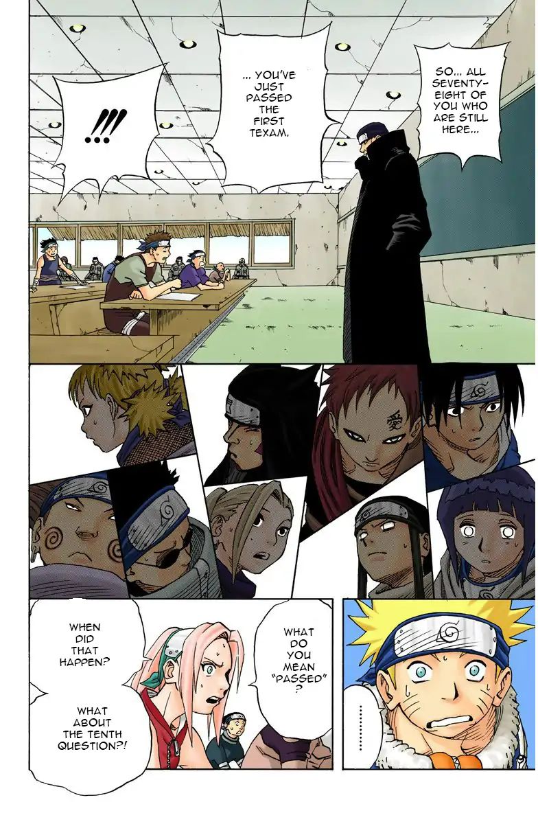 Naruto - Full Color - Vol.5 Chapter 44: The Talents We Test For