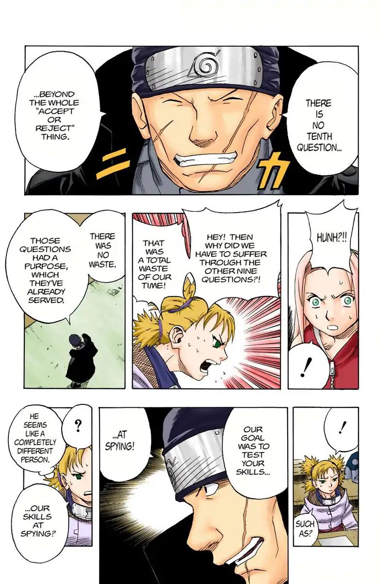 Naruto - Full Color - Vol.5 Chapter 44: The Talents We Test For