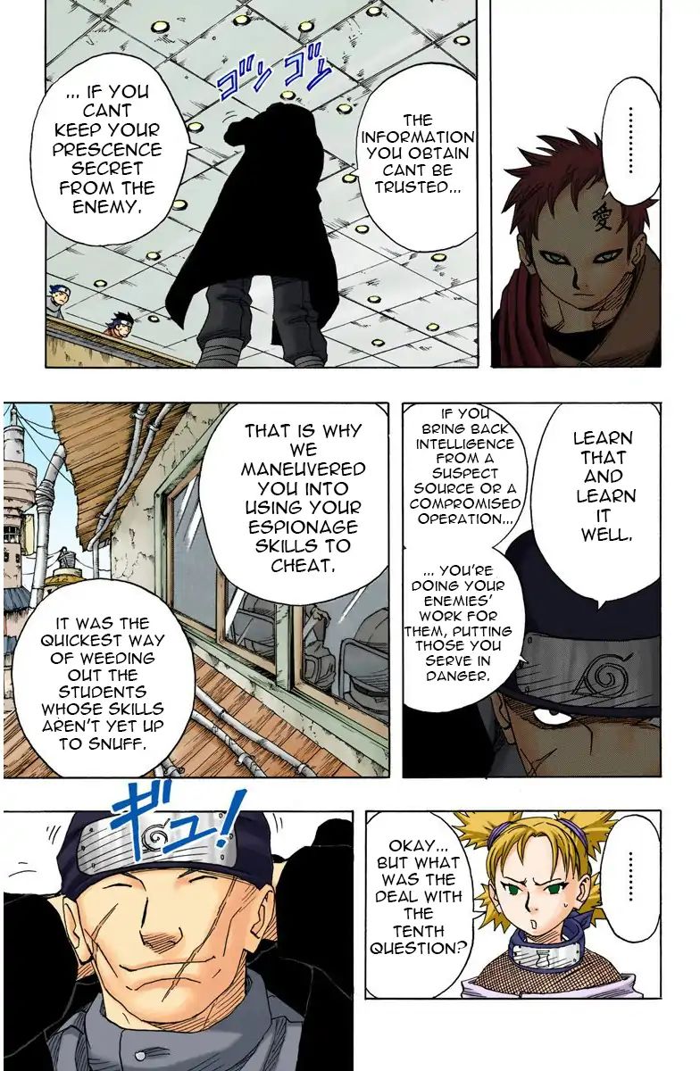 Naruto - Full Color - Vol.5 Chapter 44: The Talents We Test For