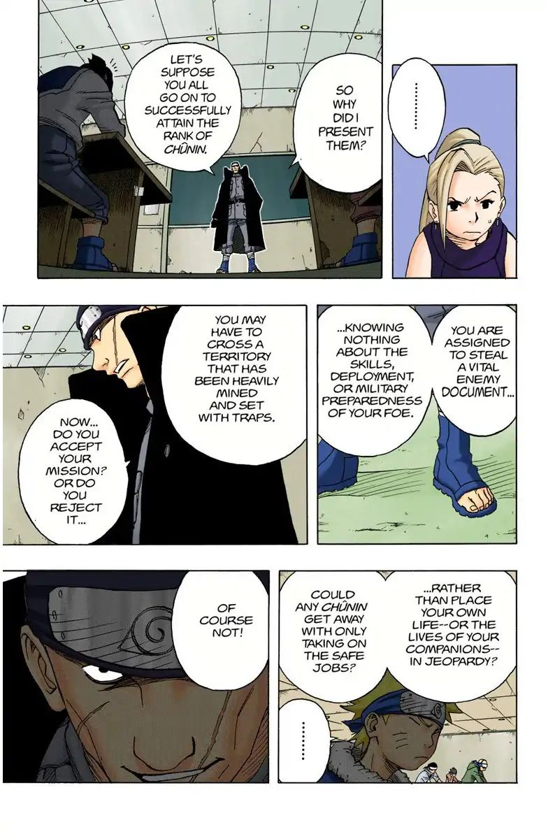 Naruto - Full Color - Vol.5 Chapter 44: The Talents We Test For